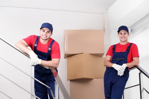 Preparing furniture for collection in a Croydon home
