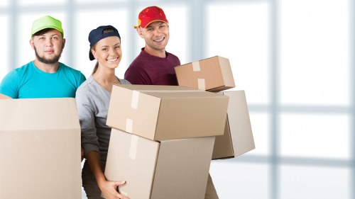 Packing and labelling office equipment for relocation
