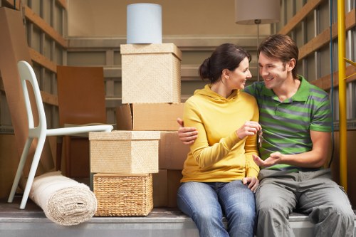Loading furniture into a moving van for a Croydon relocation
